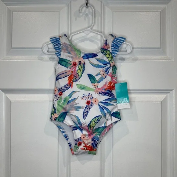 Oasis Girl Swimsuit Size 18 months NWT‎