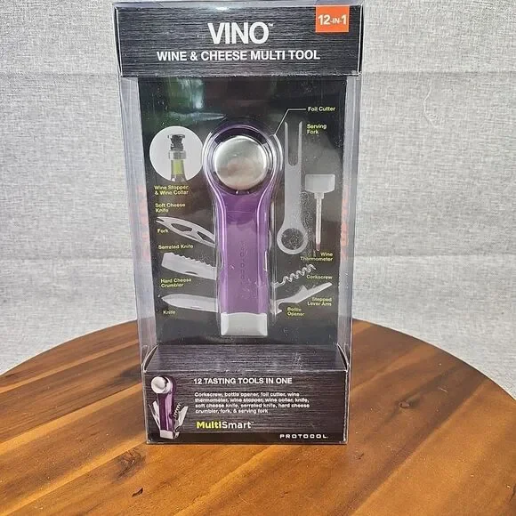 VINO New Cheese Cutter Wine Bottle Opener Gourmet Multi Tool Set‎ Party Picnic