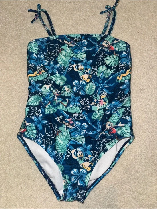 Disney Parks Tropical Character One-Piece Swimsuit