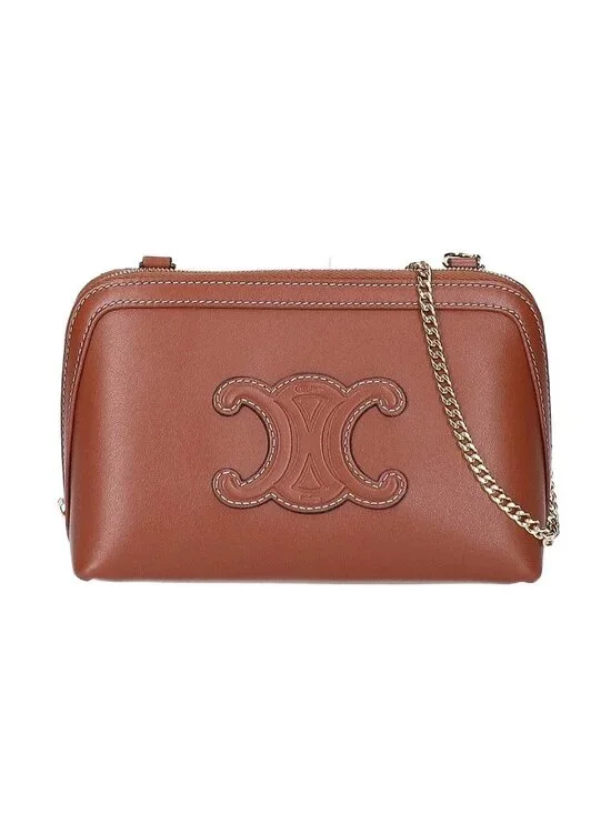 Celine Smooth Calfskin Chain Clutch