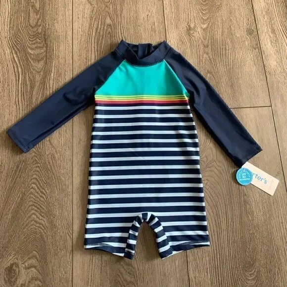 Carters boys one piece swim suit UPF50+ sun protection