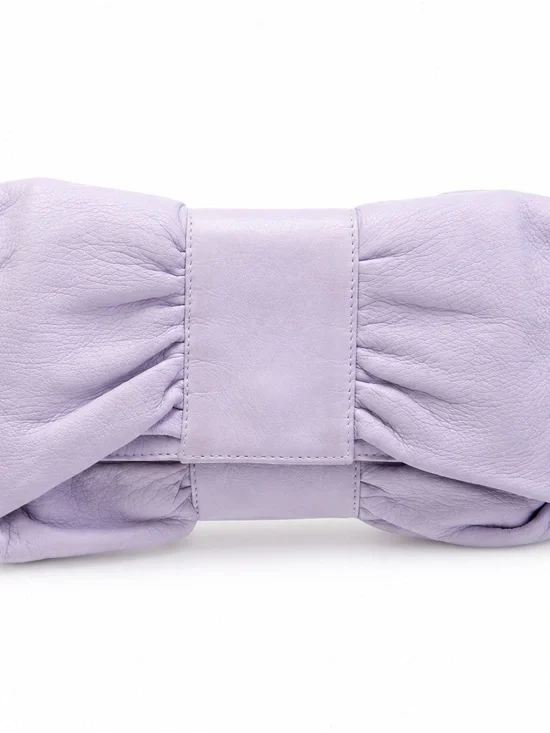 Furla Lilac Bow Wristlet Clutch for Women