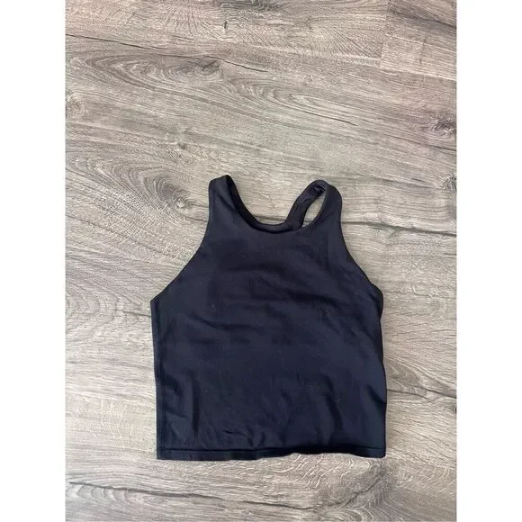 Athleta Girl Black Racerback Tank size L(12)