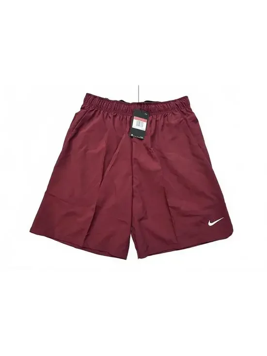 NWT Nike Flex Woven 2.0 Shorts Men L Cardinal Red Dri-FIT Training AQ3496-610