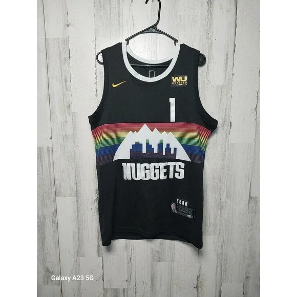 Denver Nuggets Michael Porter Jr Black Nike City Edition Jersey 48