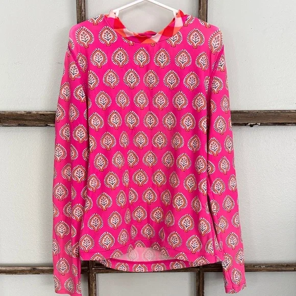 Crewcuts x SZ Blockprints girl’s rashguard swim top