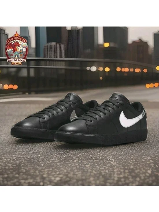 Nike Dancer Skateboards x Zoom Blazer SB Low Black Silver HJ6703-001 - Men's 12