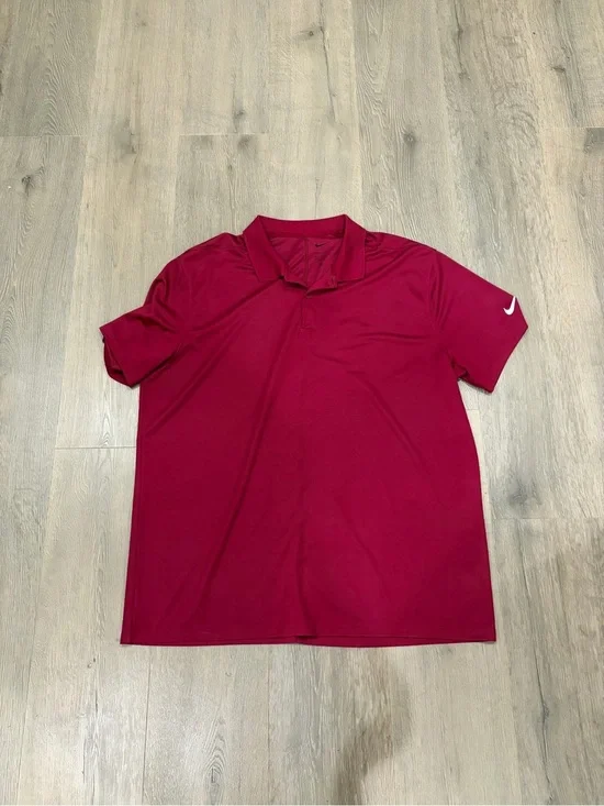 Nike Men’s Maroon Short-Sleeve Polo
