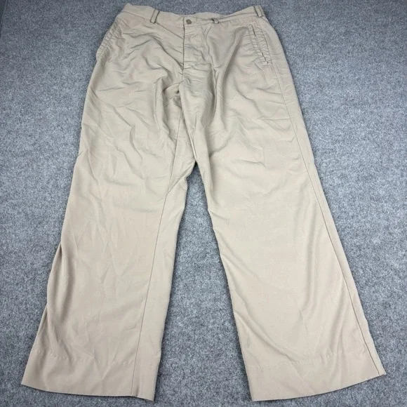 Nike Golf Pants Men's 36 Beige Khaki Dri-FIT Stretch Performance Casual Athletic