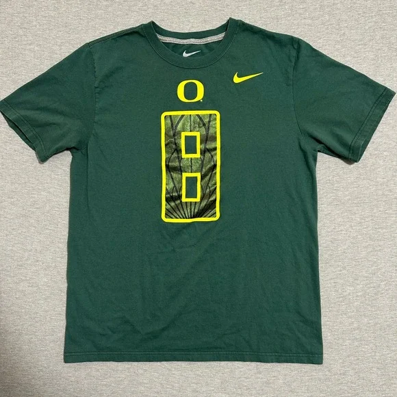 Nike Oregon Marcus Mariota #8 Graphic T-Shirt Short Sleeve Green Mens Large