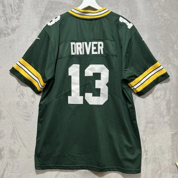 Green Bay Packers Driver #13‎ Jersey Nike On Field Size L NFL Football