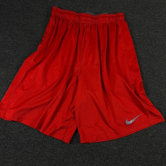 Nike Shorts Mens Large Dri-FIT Red Athletic EUC
