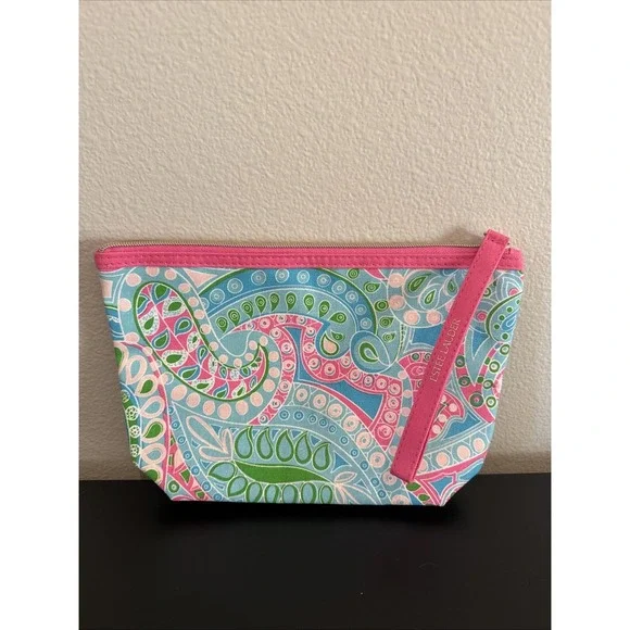 Estee Lauder x Lilly Pulitzer Floral Cosmetic Makeup Bag Travel Case Floral New