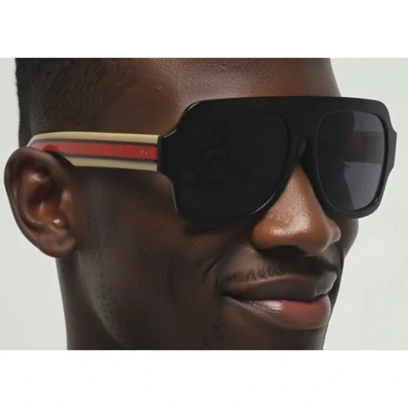 Sunglasses Oversized Square Frame Fashion Shades Men‎ Trendy Street Wear Lentes