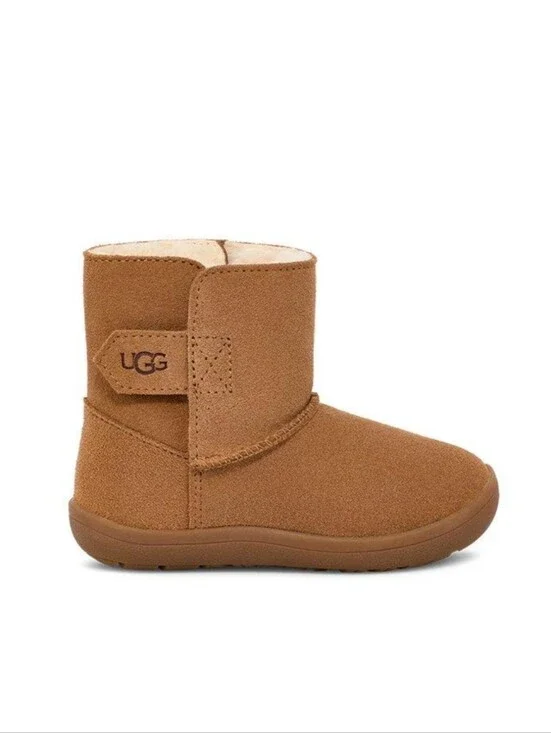 Ugg Keelan II Velcro Fur Lined Boot in Chestnut 10C