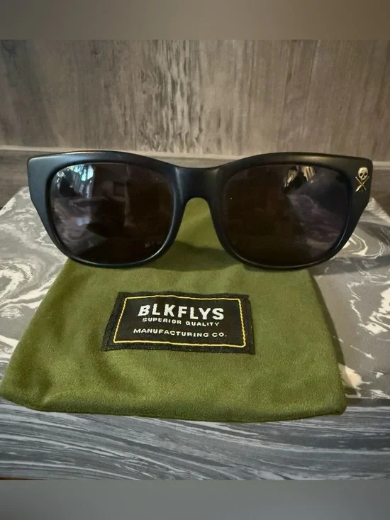 Black Flys x Sullen Fly 4 Matte Black Sunglasses