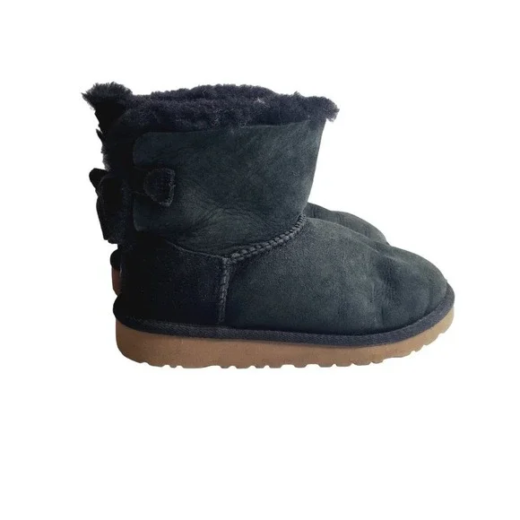 Sorel Girl's Black Heritage Bow 1013274K‎ Outdoor Winter Snow Boot Size 1