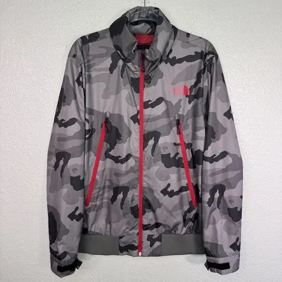 The North Face Jacket Mens Large Camo Sasquatch Big Foot Yeti Print Full Zip
