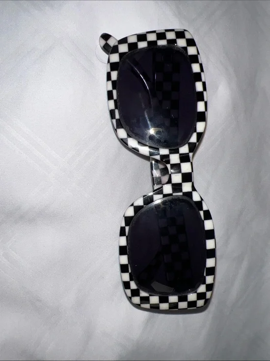 Vans Black & White Checkered Sunglasses