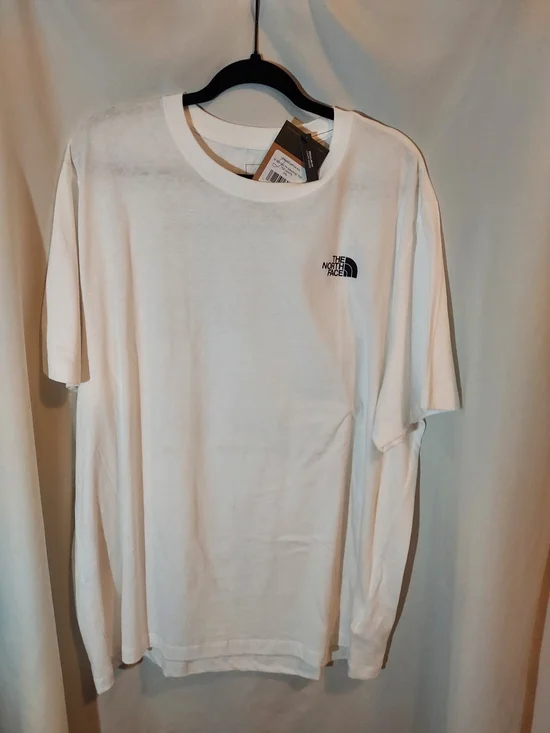 NWT The North Face Classic White Logo Graphic Short Sleeve Crewneck Tee XXL