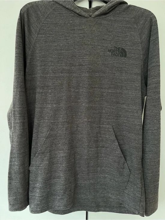 The North Face Men's Dark Heather Gray Hooded Half Dome Pullover Size S Fall