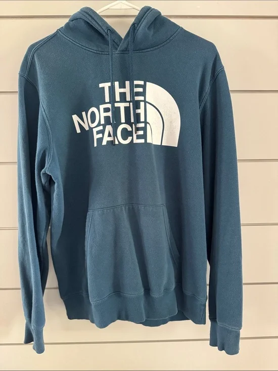The North Face Men's Blue Crewneck Hoodie