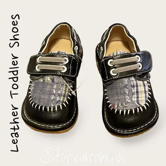 Chic Blue Leather Shoes - New without Tags