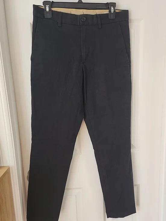 Banana Republic Black Straight Chinos