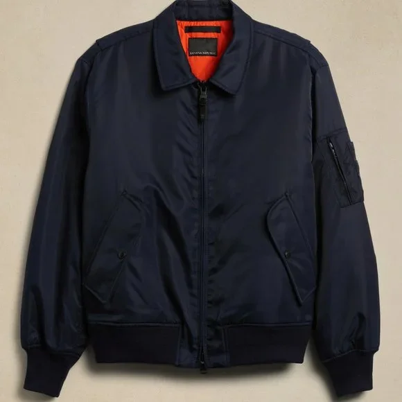 BANANA REPUBLIC INSULATED WATER RESISTANT BOMBER JACKET