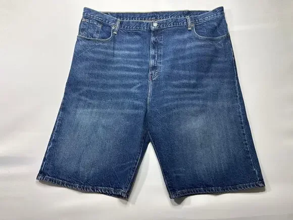 Levi's 569 Men's Loose Fit‎ Blue Denim Shorts - Size 44 (45x12)