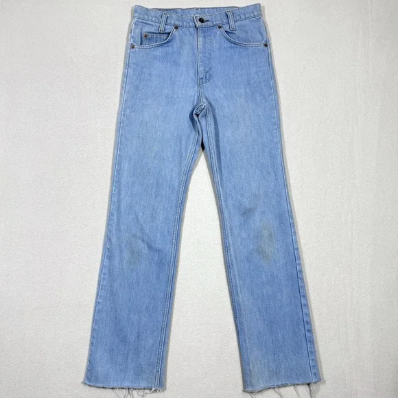 Vintage Levis 716 Jeans Men 30x33 Orange Tab Student 80s Bootcut Flare Talon USA