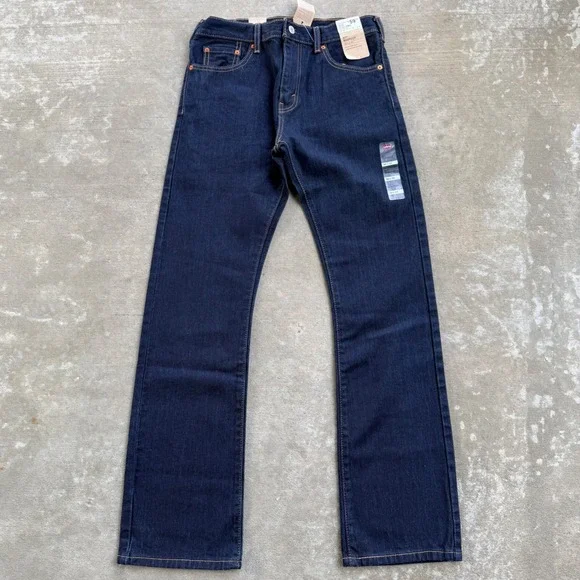 Levis 517 Retro Bootcut Jeans Mens 30x32 Dark Slim Fit 100% Cotton Rugged Denim