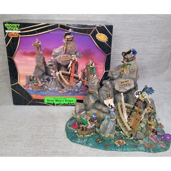 Lemax‎ Dead Man's Point Tabletop Decor Spooky Town Pirate Skeleton 73638 NEW