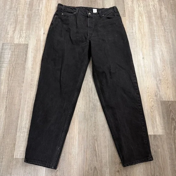 Levi’s Men’s 560 Loose Fit Tapered Leg Black Jeans, Vintage-size 38x32 *EUC*