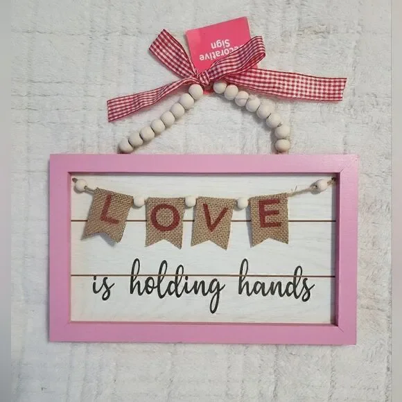 New Valentine's Day Home Decor Sign 