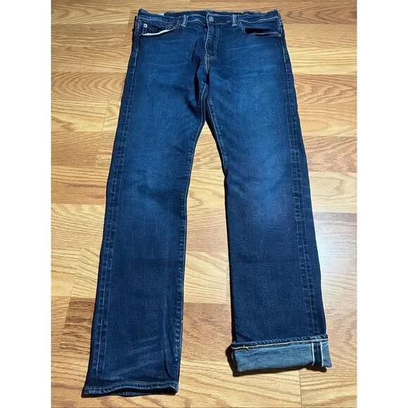 Levi’s Men’s 511 Slim Stretch Selvedge Jeans 38x32 (Actual 34x30)
