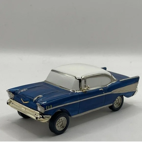 Department 56 Snow Village Classic Cars 1957 Chevrolet Bel Air 56.55283 Blue