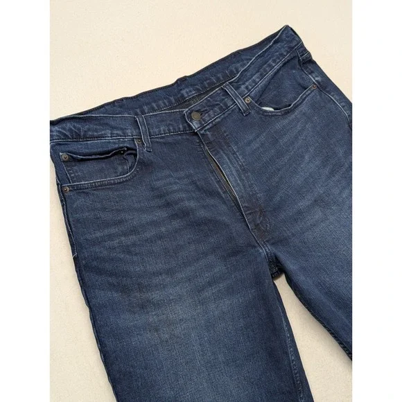 Levis 550 Relaxed Fit Jeans Mens 38x30 Dark Wash Indigo WaterLess