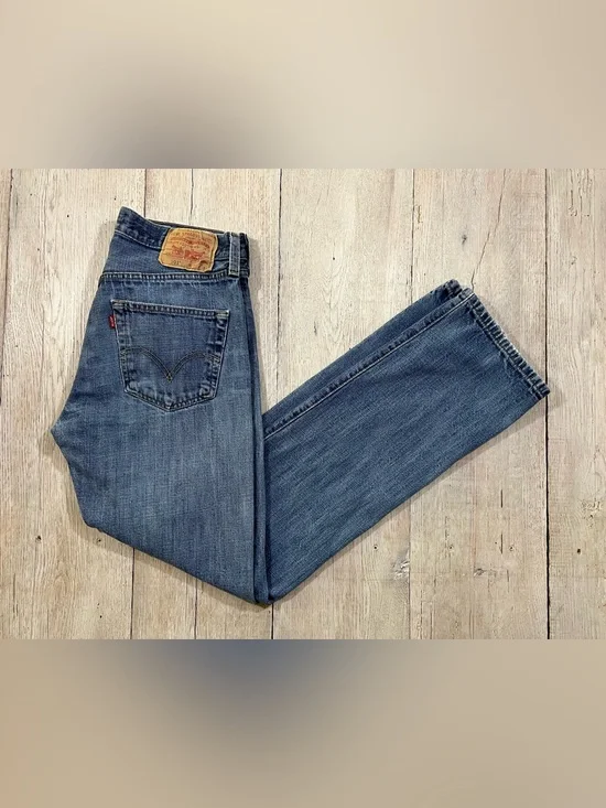 Levi’s 501 XX 2010 Straight Leg Denim Blue Jeans Size 31x34
