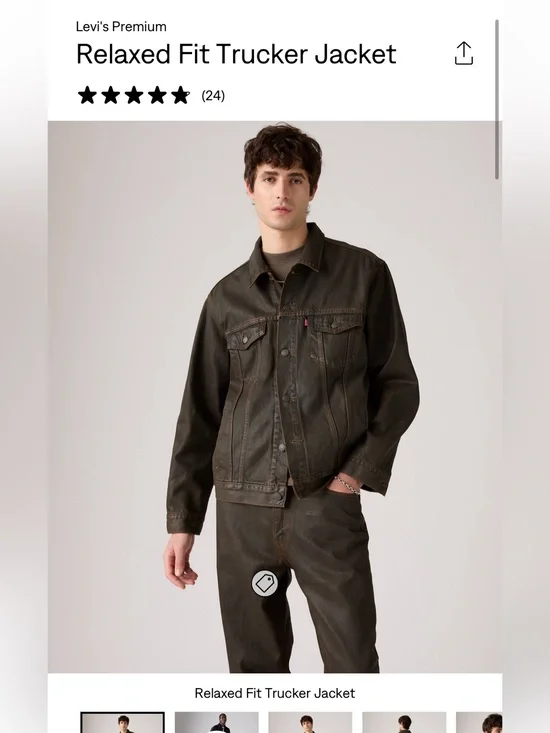 Levi’s relaxed fit men’s trucker jacket