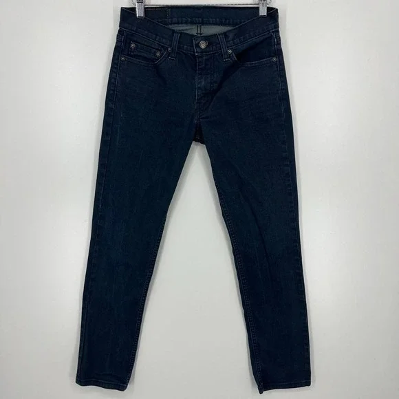 Levis 511 Slim Fit Mens Jeans 29x32 Dark Indigo Wash Stretch Denim 04511-3098