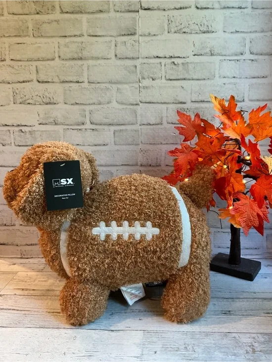 Collection by Michael Strahan Spike Football Dog-Shaped Pillow - 20x14