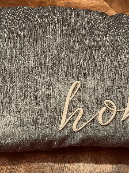 Broyhill “Home” Embroidered Decorative Pillow