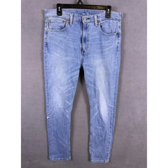 Levi's 510 Skinny Jeans Men's 34x32 White‎ Oak Cone Denim Light Wash