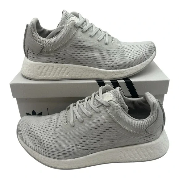 Adidas Originals Wings &‎ Horns WH NMD_R2 Shoes Mens Sz 8.5 Grey Sneakers BB3118