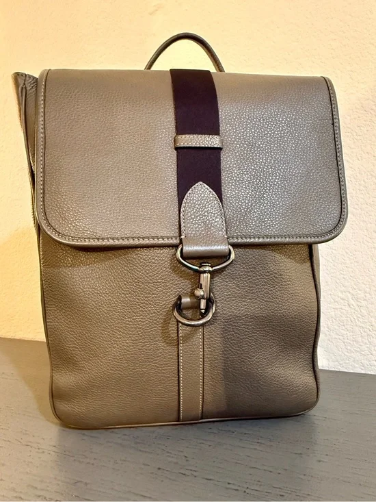 Coach Blaine Backpack CJ577 - Olive Drab Pebble Leather