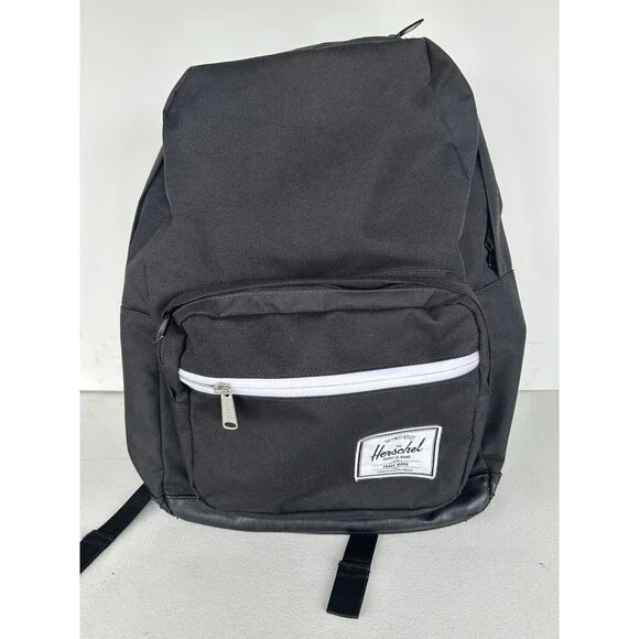 Herschel Supply Co Pop Quiz Backpack Black Red Stripe Laptop School Bag