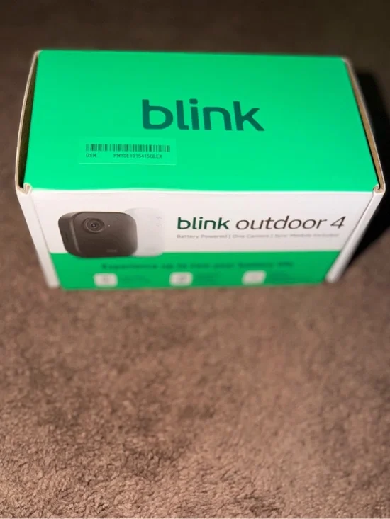 Blink Outdoor 4 Wireless Security Camera Battery Powered - New in Box