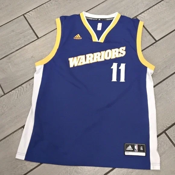 Adidas Golden State Warriors Stephen Curry Thompson 11‎ Jersey XL NBA Blue