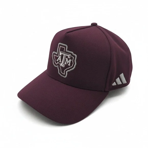 Adidas Texas A&M Aggies Maroon Local A-Frame Snapback‎ Hat Reveille KA9921 OSFM